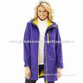 Ladies' Long Parka Jacket with Full Taped Seam OEM and ODM Available
